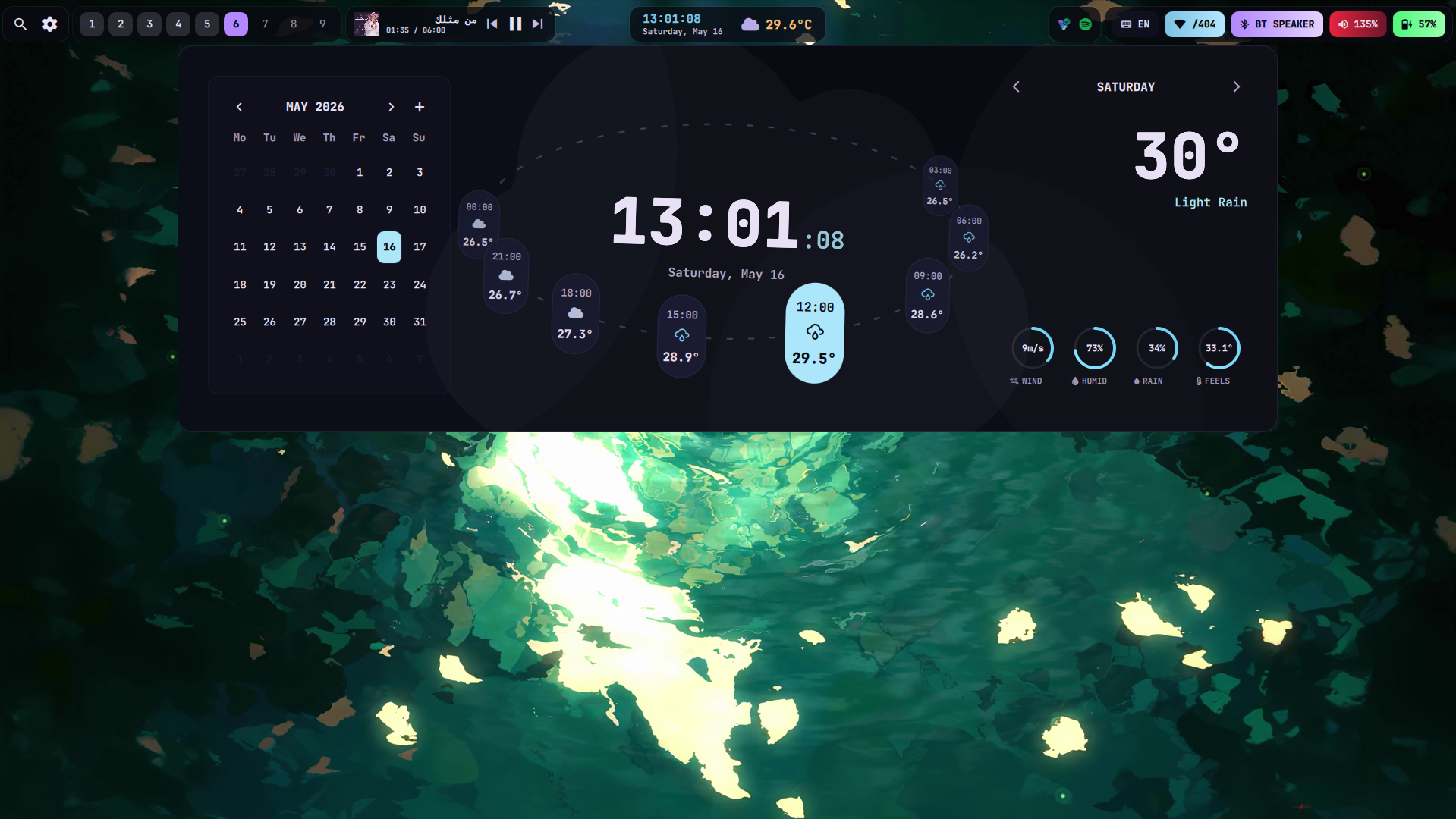 Calendar & Weather